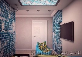Потолки однокомнатной квартиры