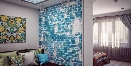 Ремонт в однокомнатной квартире интерьер фото Зонирование однокомнатной квартиры